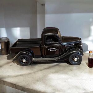 Vintage Jim Beam Ford Pickup Truck Decanter Clermont Supply Bar Decor Mancave